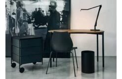 Kartell Lunat Desk Walnut Top Black Base -Vitra || Muuto Sales 06 image