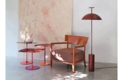 Kartell Cara Chair Black Frame Anthracite Seat