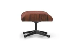Vitra Classic Eames Lounge Ottoman In Santos Palisander & Brandy Leather