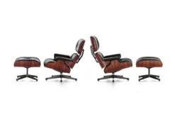 Vitra Tall Eames Lounge Chair & Ottoman In Santos Palisander & Black Leather -Vitra || Muuto Sales 1 0 1029870 4