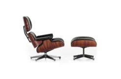 Vitra Tall Eames Lounge Chair & Ottoman In Santos Palisander & Black Leather -Vitra || Muuto Sales 1 0 1029870 6