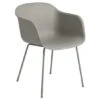 Muuto Fiber Armchair Tube Base Normal Shell Grey/Grey -Vitra || Muuto Sales 1 0 1040946