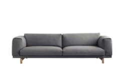 Muuto Rest 3 Seater Sofa Kvadrat Hallingdal 153 Mid Grey