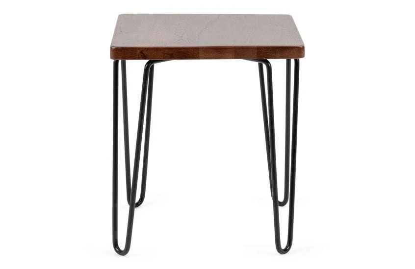 Brunel Stool Dark Wood 6 Brunel Stool Dark Wood - Image 4