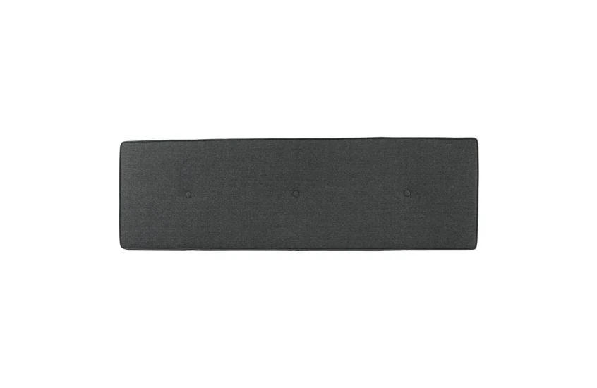Brunel Bench Cushion Smoke Grey Fabric 4 Brunel Bench Cushion Smoke Grey Fabric - Image 2