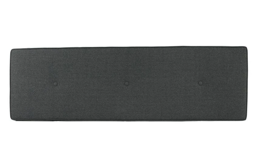 Brunel Bench Cushion Smoke Grey Fabric 9 Brunel Bench Cushion Smoke Grey Fabric - Image 7