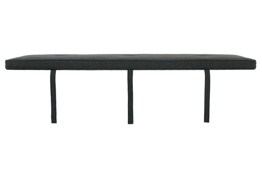 Brunel Bench Cushion Smoke Grey Fabric 15 Brunel Bench Cushion Smoke Grey Fabric - Image 13