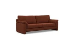 Paris 4 Seater Sofa -Vitra || Muuto Sales 4 4 angled shot chunky boucle brick walnut 2