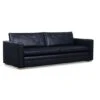 Palermo 5 Seater Sofa -Vitra || Muuto Sales 4 4 front leather stonewash black 263 walnut and brass