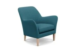 Wallis Armchair -Vitra || Muuto Sales 5 single shot brushed cotton cadet natural ash 1