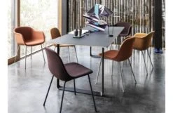 Muuto 70/70 Table -Vitra || Muuto Sales 70 70 table lifestyle black with black legs 2