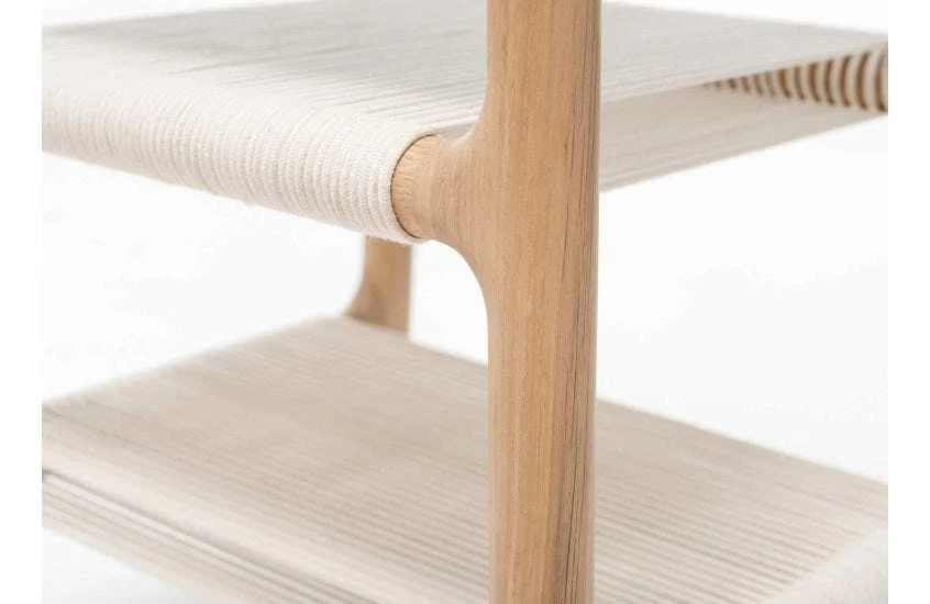 Fawn Side Table Oak & Grey Glass 11 Fawn Side Table Oak & Grey Glass - Image 9