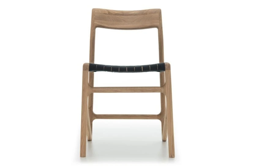 Fawn Dining Chair Oak & Black Webbing 3 Fawn Dining Chair Oak & Black Webbing