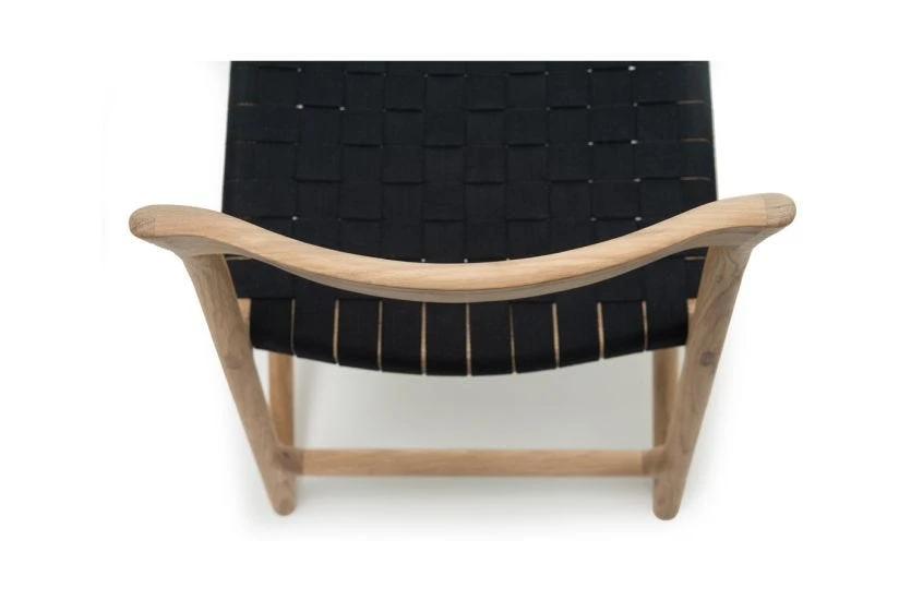 Fawn Dining Chair Oak & Black Webbing 8 Fawn Dining Chair Oak & Black Webbing - Image 6