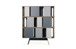 Different Trains Narrow Cabinet Walnut