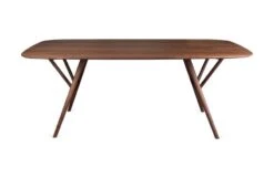 Anais Dining Table With Walnut Top