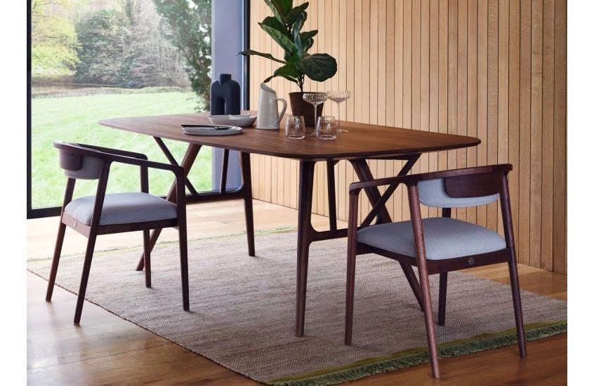 Anais Dining Table With Walnut Top 4 Anais Dining Table With Walnut Top - Image 2