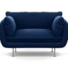 Allora Loveseat -Vitra || Muuto Sales aloramg0041746stainless steel velvet midnight 1