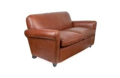 Barrington II 2-Seater Sofa Tan Leather -Vitra || Muuto Sales b a barrington ii switched 1