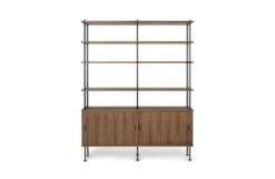 BM0253 Shelving System Configuration 1 -Vitra || Muuto Sales b m bm0253 config1 oiled walnut 10x10 1