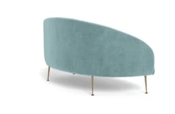 Bloomsbury 2 Seater Sofa 13 Bloomsbury 2 Seater Sofa -Vitra || Muuto Sales bloomsburymg003883brass smart luxe velvet mineral blue 10