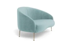 Bloomsbury 2 Seater Sofa 11 Bloomsbury 2 Seater Sofa -Vitra || Muuto Sales bloomsburymg003883brass smart luxe velvet mineral blue 8