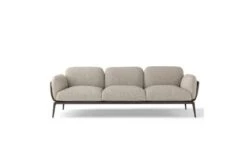 Brooklyn Sofa Shell Leather Stonewash 266 Cushions Fabric Numa 01 Base Ral 8019