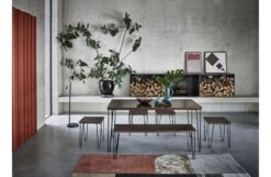 Brunel Dining Table Dark Wood