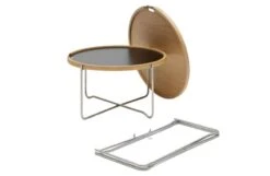 CH417 Tray Table Laminated Black Top -Vitra || Muuto Sales ch417 tray table black 3