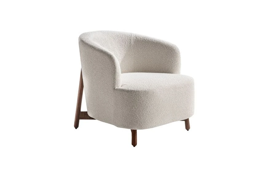 Copine Wood Lounge Chair Walnut Base Bouclage 01 4 Copine Wood Lounge Chair Walnut Base Bouclage 01 - Image 2