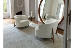 Copine Wood Lounge Chair Walnut Base Bouclage 01