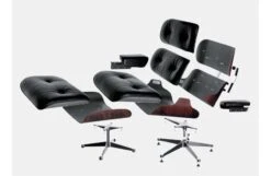 Vitra Tall Eames Lounge Chair In Santos Palisander & Black Leather 14 Vitra Tall Eames Lounge Chair In Santos Palisander & Black Leather -Vitra || Muuto Sales e a eames 2