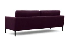 Eton 4 Seater Sofa -Vitra || Muuto Sales eton 4 seater velvet grape black feet angle2
