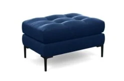 Eton Footstool -Vitra || Muuto Sales eton footstool velvet midnight black feet 3
