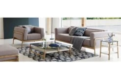 Fawn Coffee Table Oak & Grey Glass -Vitra || Muuto Sales f a fawn living lifestyle 1