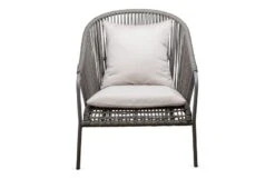 Filo Outdoor Lounge Chair And Ottoman Grey Weave -Vitra || Muuto Sales f i filo chair with cushion 1400x1000 1