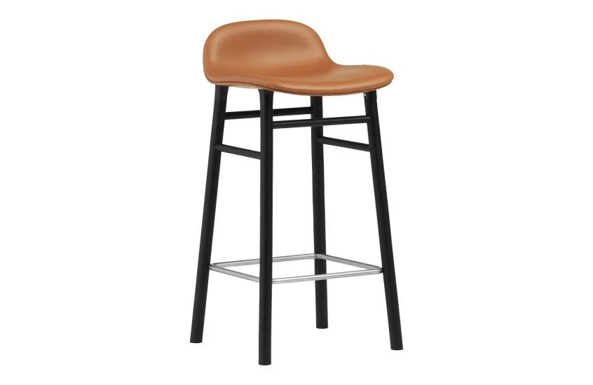 Normann Copenhagen Form Barstool With Leather Seat 12 Normann Copenhagen Form Barstool With Leather Seat - Image 10