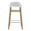 Normann Copenhagen Form Barstool With Plastic Seat -Vitra || Muuto Sales form barstool white oak product 1
