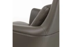 Vitra Grand Relax Chair & Ottoman Leather Umbra Grey Basic Dark Metal Base -Vitra || Muuto Sales grand relax and ottoman umbra grey 6