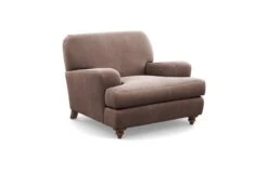 Hampstead Armchair -Vitra || Muuto Sales h a hampstead armchair chestnut stain velvet mink 3