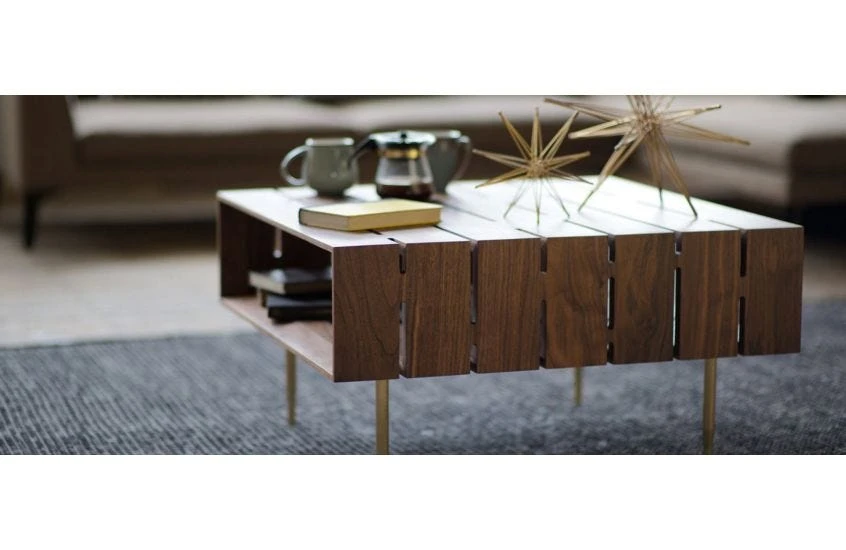 Horizon Medium Coffee Table In Walnut 6 Horizon Medium Coffee Table In Walnut - Image 4