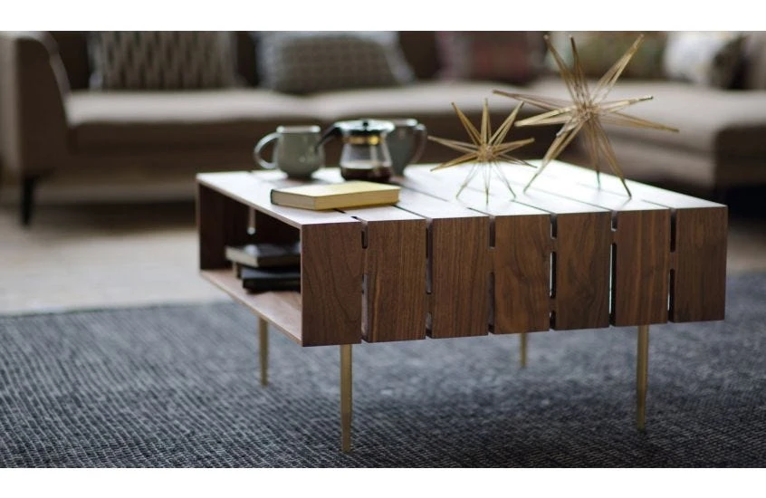 Horizon Medium Coffee Table In Walnut 7 Horizon Medium Coffee Table In Walnut - Image 5