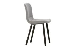 Vitra Hal Soft Wood Chair Dumet Pebble Dark Oak Legs -Vitra || Muuto Sales hal soft wood chair dark wood dumet pebble 2