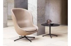 Normann Copenhagen Hyg Swivel Lounge Chair Ultra Leather