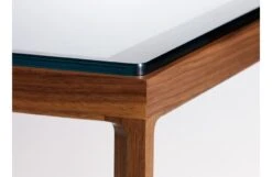 Krusin Side Table -Vitra || Muuto Sales krusin coffee table detail glass and walnut 1