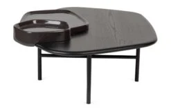Lewa Low Coffee Table Black Stained Ash Top Black Cermaic Holder -Vitra || Muuto Sales l e lewa low coffee table black stained ash top black cermaic holder carousel 5
