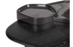 Lewa Low Coffee Table Black Stained Ash Top Black Cermaic Holder -Vitra || Muuto Sales l e lewa low coffee table black stained ash top black cermaic holder carousel 6