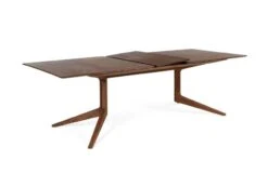 Light Extending Dining Table -Vitra || Muuto Sales l i light extending dining table extended walnut 1