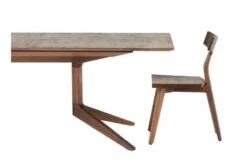 Light Extending Dining Table -Vitra || Muuto Sales l i light extending dining table extended walnut 2