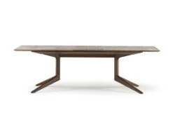 Light Extending Dining Table -Vitra || Muuto Sales l i light extending dining table walnut closed